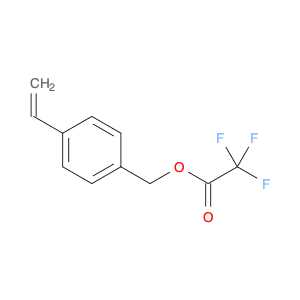 Acetic acid, 2,2,2-trifluoro-, (4-ethenylphenyl)methyl ester
