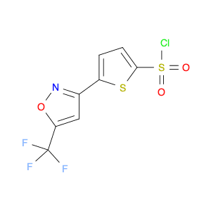 5-[5-(Trifluoromethyl)isoxazol-3-yl]thiophene-2-sulfonyl chloride