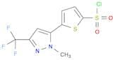 5-[1-Methyl-3-(trifluoromethyl)pyrazol-5-yl]thiophene2-sulfonyl chloride