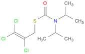 Carbamothioic acid, N,N-bis(1-methylethyl)-, S-(2,3,3-trichloro-2-propen-1-yl) ester