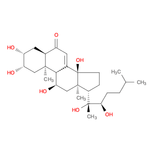 Cholest-7-en-6-one, 2,3,11,14,20,22-hexahydroxy-, (2β,3β,5β,11α,22R)-