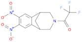 Ethanone, 2,2,2-trifluoro-1-(1,2,4,5-tetrahydro-7,8-dinitro-1,5-methano-3H-3-benzazepin-3-yl)-