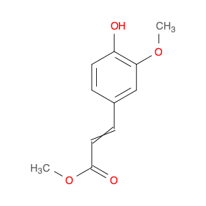 2-Propenoic acid, 3-(4-hydroxy-3-methoxyphenyl)-, methyl ester