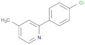 2-(4-Chlorophenyl)-4-methylpyridine