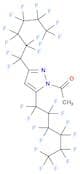 Ethanone, 1-[3,5-bis(1,1,2,2,3,3,4,4,5,5,6,6,6-tridecafluorohexyl)-1H-pyrazol-1-yl]-