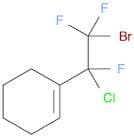 Cyclohexene, 1-(2-bromo-1-chloro-1,2,2-trifluoroethyl)-