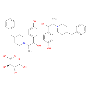 1-Piperidineethanol, α-(4-hydroxyphenyl)-β-methyl-4-(phenylmethyl)-, (2R,3R)-2,3-dihydroxybutanedi…