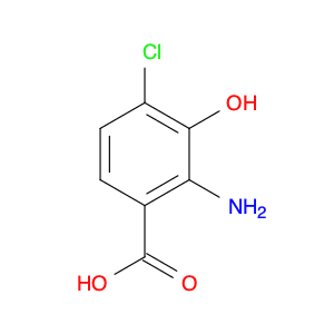 Benzoic acid, 2-amino-4-chloro-3-hydroxy-
