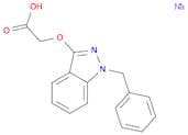 Acetic acid, 2-[[1-(phenylmethyl)-1H-indazol-3-yl]oxy]-, sodium salt (1:1)