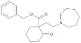 Cyclohexanecarboxylic acid, 1-[2-(hexahydro-1H-azepin-1-yl)ethyl]-2-oxo-, phenylmethyl ester