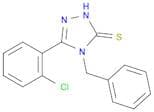 4-benzyl-5-(2-chlorophenyl)-4H-1,2,4-triazole-3-thiol