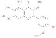 4H-1-Benzopyran-4-one, 5,6-dihydroxy-2-(4-hydroxy-3-methoxyphenyl)-3,7-dimethoxy-