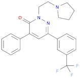 4-Phenyl-2-(2-(pyrrolidin-1-yl)ethyl)-6-(3-(trifluoromethyl)phenyl)pyridazin-3(2H)-one