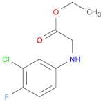 ethyl 2-(3-chloro-4-fluoroanilino)acetate