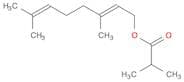 Propanoic acid, 2-methyl-, (2E)-3,7-dimethyl-2,6-octadien-1-yl ester