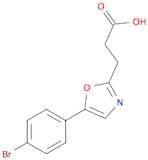 2-Oxazolepropanoic acid, 5-(4-bromophenyl)-