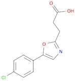 3-(5-(4-chlorophenyl)oxazol-2-yl)propanoic acid
