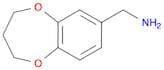 (3,4-dihydro-2H-1,5-benzodioxepin-7-yl)methanamine