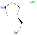 Pyrrolidine, 3-ethyl-, hydrochloride (1:1), (3R)-