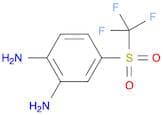 2-Amino-4-[(trifluoromethyl)sulfonyl]phenylamine