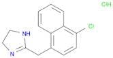 1H-Imidazole, 2-[(4-chloro-1-naphthalenyl)methyl]-4,5-dihydro-, hydrochloride (1:1)