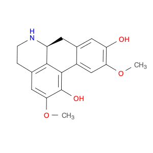 4H-Dibenzo[de,g]quinoline-1,9-diol, 5,6,6a,7-tetrahydro-2,10-dimethoxy-, (6aS)-