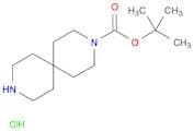 3,9-Diazaspiro[5.5]undecane-3-carboxylic acid, 1,1-dimethylethyl ester, hydrochloride (1:1)