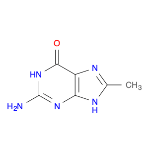 6H-Purin-6-one, 2-amino-1,9-dihydro-8-methyl-