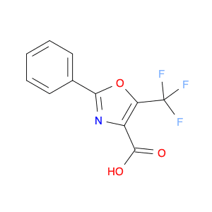 4-Oxazolecarboxylic acid, 2-phenyl-5-(trifluoromethyl)-