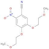 Benzonitrile, 4,5-bis(2-methoxyethoxy)-2-nitro-