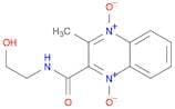 2-Quinoxalinecarboxamide, N-(2-hydroxyethyl)-3-methyl-, 1,4-dioxide