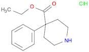 4-Piperidinecarboxylic acid, 4-phenyl-, ethyl ester, hydrochloride (1:1)