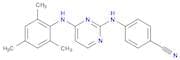 4-({4-[(2,4,6-trimethylphenyl)amino]pyrimidin-2-yl}amino)benzonitrile