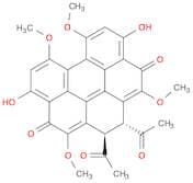 Benzo[ghi]perylene-4,11-dione, 1,2-diacetyl-1,2-dihydro-5,10-dihydroxy-3,7,8,12-tetramethoxy-, (1R…