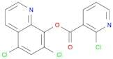 3-Pyridinecarboxylic acid, 2-chloro-, 5,7-dichloro-8-quinolinyl ester