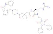 Cyclopentaneacetamide, N-[(1S)-4-[(aminoiminomethyl)amino]-1-[[[2-(3,5-dioxo-1,2-diphenyl-1,2,4-tr…