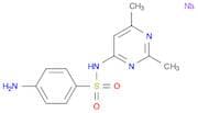 Benzenesulfonamide, 4-amino-N-(2,6-dimethyl-4-pyrimidinyl)-, sodium salt (1:1)