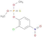 Phosphorothioic acid, O-(2-chloro-4-nitrophenyl) O,O-dimethyl ester