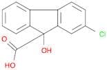 9H-Fluorene-9-carboxylic acid, 2-chloro-9-hydroxy-