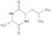 (3S,6S)-3-methyl-6-(2-methylpropyl)piperazine-2,5-dione