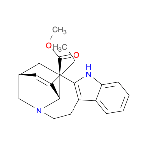 Ibogamine-18-carboxylic acid, 3,4-didehydro-, methyl ester, (2α,5β,6α,18β)-
