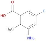 3-Amino-5-fluoro-2-methylbenzoic acid