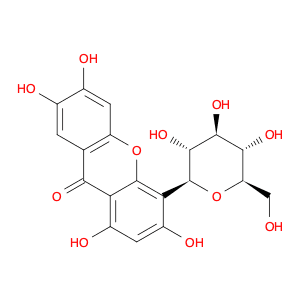 9H-Xanthen-9-one, 4-β-D-glucopyranosyl-1,3,6,7-tetrahydroxy-
