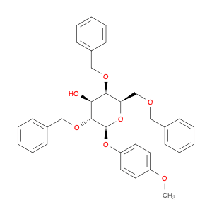 β-D-Galactopyranoside, 4-methoxyphenyl 2,4,6-tris-O-(phenylmethyl)-