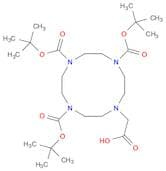 1,4,7,10-Tetraazacyclododecane-1,4,7-tricarboxylic acid, 10-(carboxymethyl)-, 1,4,7-tris(1,1-dimet…
