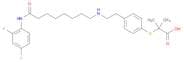 Propanoic acid, 2-[[4-[2-[[[(2,4-difluorophenyl)amino]carbonyl]heptylamino]ethyl]phenyl]thio]-2-me…