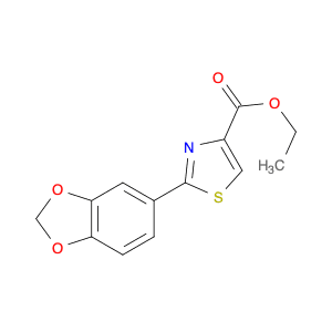 2-Benzo[1,3]dioxol-5-yl-thiazole-4-carboxylic acid ethyl ester