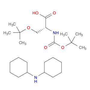 D-Serine, N-[(1,1-dimethylethoxy)carbonyl]-O-(1,1-dimethylethyl)-, compd. with N-cyclohexylcyclohe…
