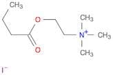 Ethanaminium, N,N,N-trimethyl-2-(1-oxobutoxy)-, iodide (1:1)