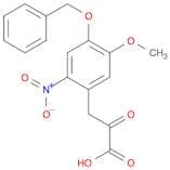 Benzenepropanoic acid, 5-methoxy-2-nitro-α-oxo-4-(phenylmethoxy)-